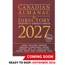 Package Deal: Canadian Almanac & Directory and Canadian Who's Who 2027