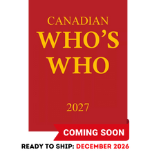 Package Deal: Canadian Almanac & Directory and Canadian Who's Who 2027
