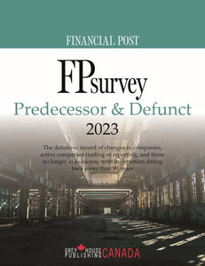 FPsurvey: Predecessor & Defunct, 2023