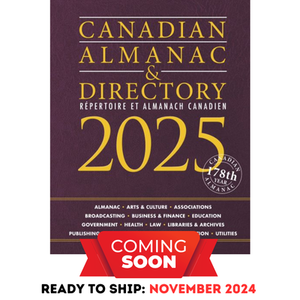 CANADIAN ALMANAC & DIRECTORY 2025