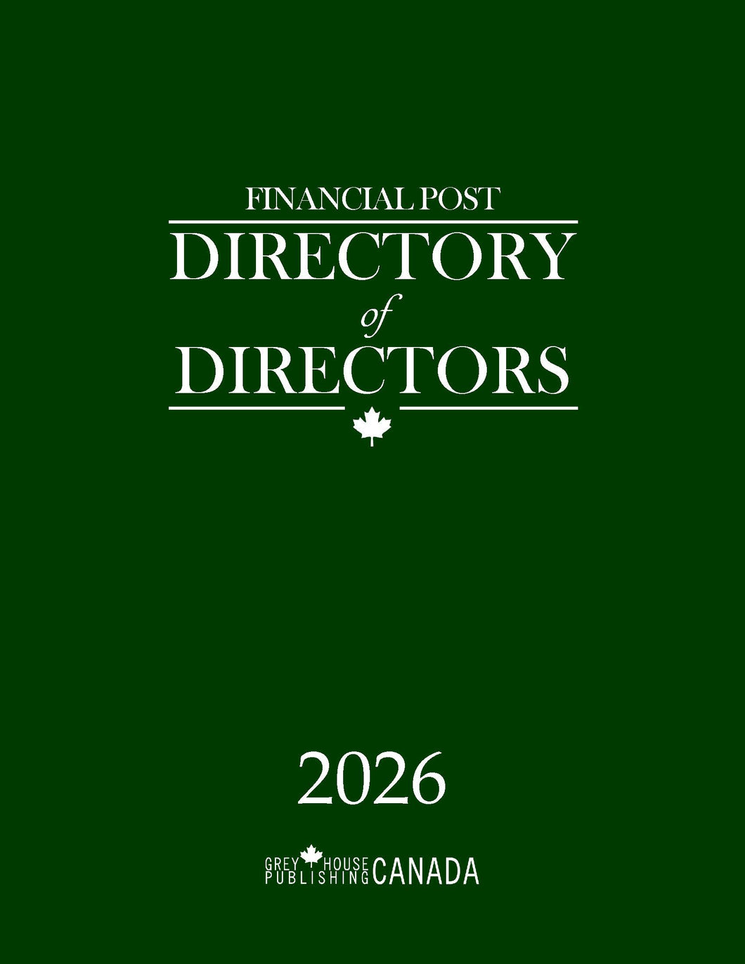 FP DIRECTORY OF DIRECTORS, 2026