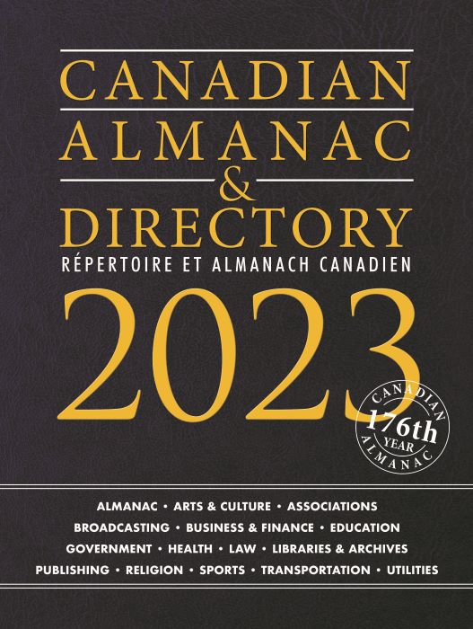 CANADIAN ALMANAC & DIRECTORY 2023