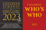 Package Deal: Canadian Almanac & Directory and Canadian Who's Who 2023